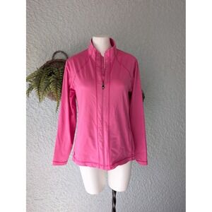 FootJoy Women's Full Zip Athletic‎ Jacket Bright Pink Size M